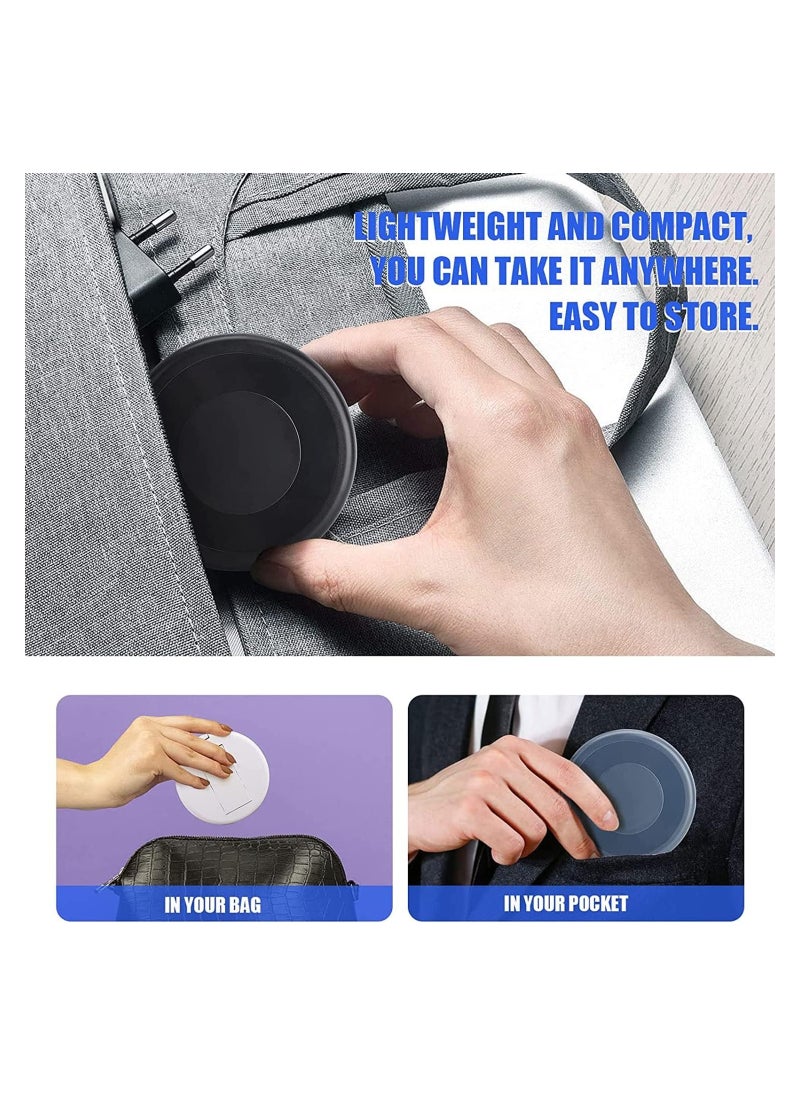 Generic - USB Cable Conversion Storage Box USB Charging Adapter Cable Kit Conversion Set USB A & Type C to Male Micro/Type C/Lightning, Data Transfer, Card Storage, Tray Eject Pin, Phone Holder Black - Image 1
