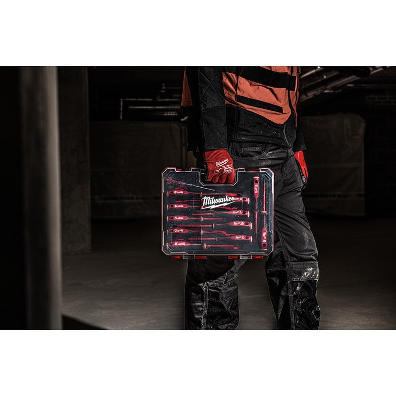 Milwaukee 4932479095 12 Piece Tri-Lobe Vde Screwdriver Set, Bunt - Image 2
