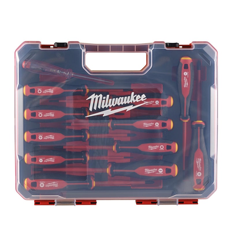 Milwaukee 4932479095 12 Piece Tri-Lobe Vde Screwdriver Set, Bunt - Image 1