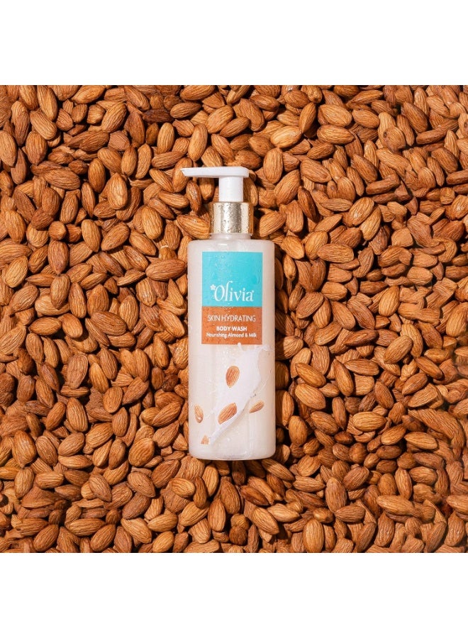 Olivia Body Wash, Skin Hyderating Shower Gel With Nourishing Almond-Milk 250Ml - Free From Paraben, Silicone, Harmful Chemicals - Image 5