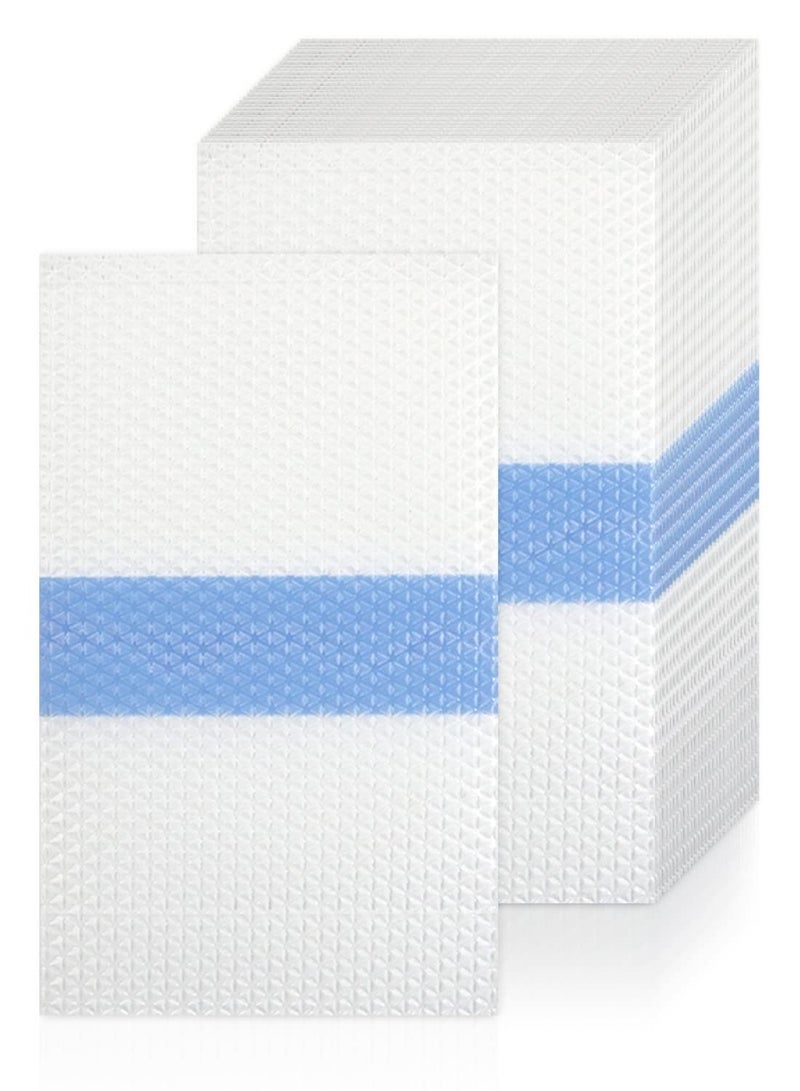SYOSI 30 Pieces Shower Waterproof Patch Transparent Stretch Adhesive Bandage Waterproof Clear Adhesive Bandages Tattoo Protective Transparent Film Adhesive Bandages for Tattoos(2x3.1in) - Image 1