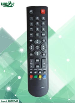 BURAQ Remote Control For Tcl Tv Screen Black  - Image 1