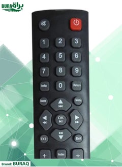 BURAQ Remote Control For Tcl Tv Screen Black  - Image 2