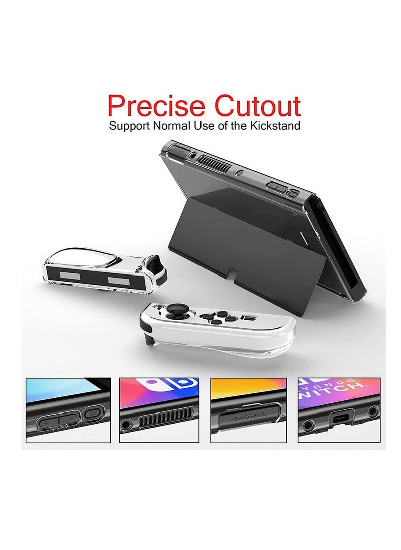 TFIXOL 14 in 1 Carry Case for Nintendo Switch Sports, Switch Console Accessories, Portable Travel Carry Case Include Screen Protector & TPU Clear Soft Case & Data Cable & Adjustable Stand, Black  - Image 3