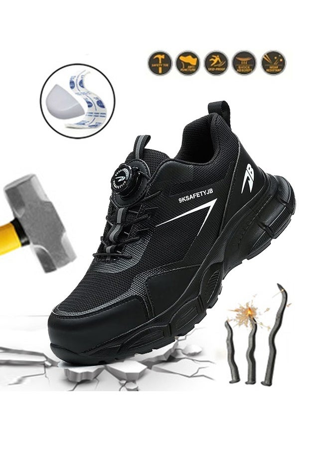 Verci Mens Work Safety Shoes Lightweight Indestructible Steel Toe Cap Sneakers (46 EUR)  - Image 1
