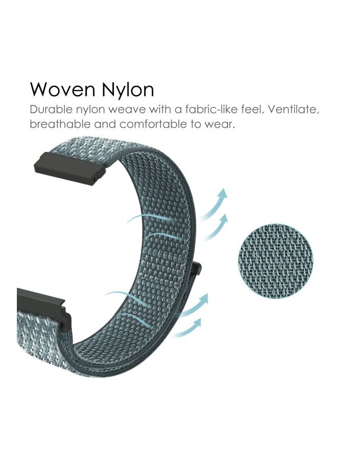 NIBEMINENT Replacement Band For Smartwatch Storm Grey  - Image 3