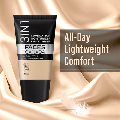 Facescanada FACES CANADA Celeb Glow Combo |Strobe Cream - Rose Gold, 18ml + Hydra Matte Foundation - Rose Ivory, 18ml + Comfy Matte Wow - Choco Couture, 3.8ml | Highlighter | Highly Pigmented | Pack of 3 - Image 3