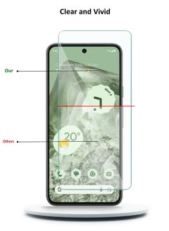 Wtech Google Pixel 8 5G 2023 Premium Curved Edges UV Full Glue Full Cover Tempered Glass Screen Protector (MSGUCN) - Clear  - Image 4