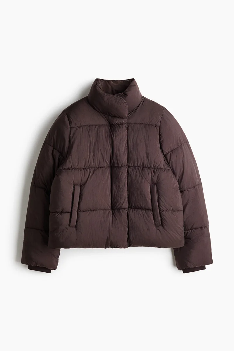 Nylon puffer jacket