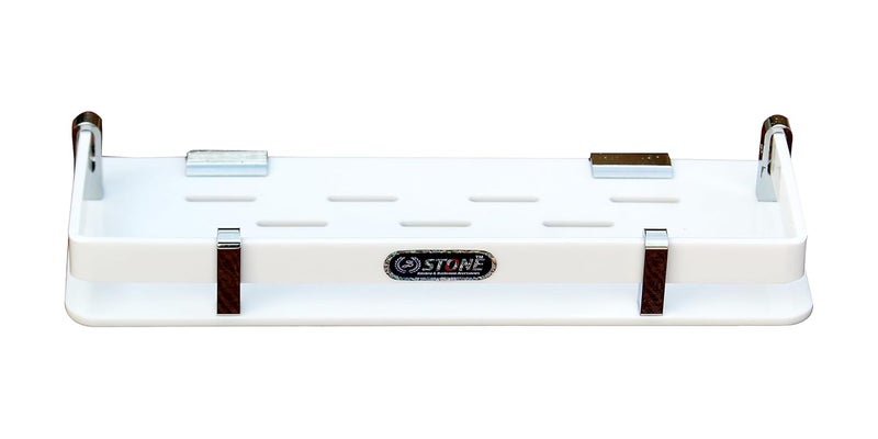 STONE STONE Acrylic Bathroom Shelf/Wall Shelf/Multipurpose Bathroom Shelves/Kitchen Shelf/Accessories with Wall Mount (8x5 Inches) - Image 3