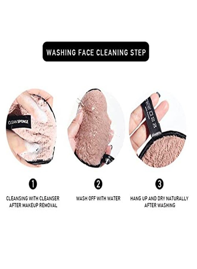 AKADO Oil Absorbing Sheets with Reusable Makeup Remover Pads Microfiber Makeup Remover Wipes for Mascara, Eye Shadow, Foundation_100pcs Oil Paper with 1pcs Puff - Image 5