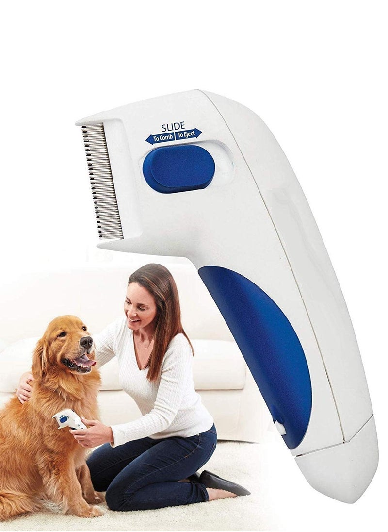 Generic - 1 Piece Pet Electric Hair Lice Removal Comb - Electric Hair Flea Remover Comb - Grooming Tool - Image 1