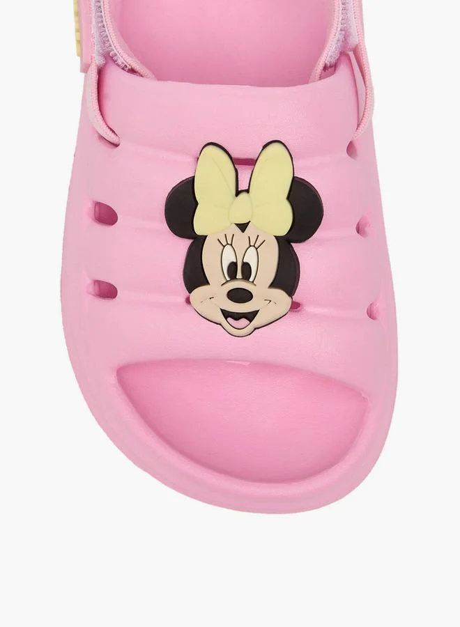 Disney PINK Disney Girls Minnie Mouse Applique Sandals for Women | Best Price UAE
