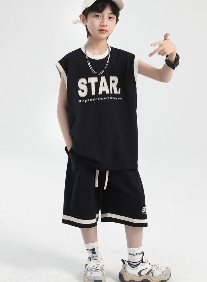 KUYING New Children's Basketball Suit Set  - Image 5