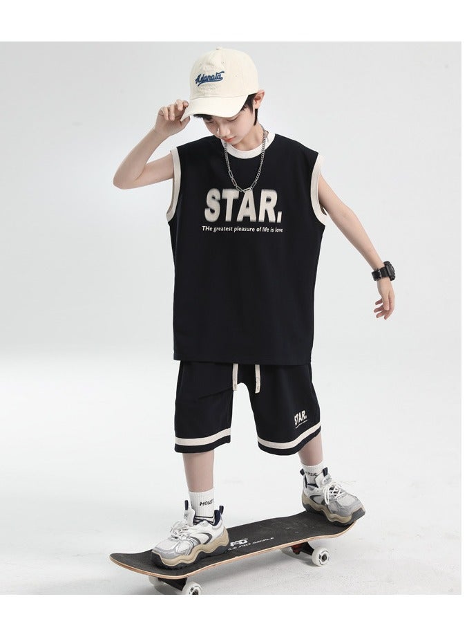KUYING New Children's Basketball Suit Set  - Image 2
