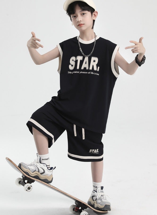 KUYING New Children's Basketball Suit Set  - Image 4