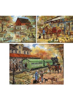 1000 Piece Jigsaw Puzzles For Adults Value Set Of Three (3) Vintage Americana 20” X 27” Jigsaws By Artist Ruane Manning - pzsku/Z0FBB3B8985645FA0FEA8Z/45/_/1688195482/b458f5f8-a5e4-4af5-8427-ae4b1436c136