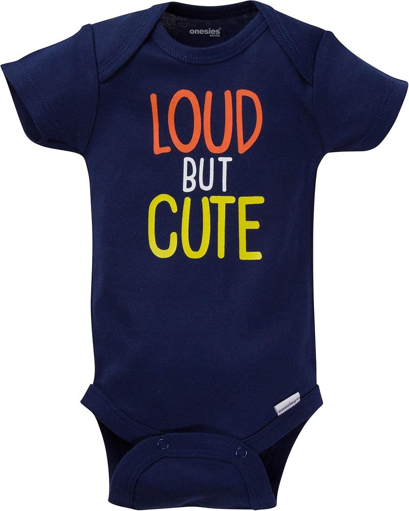Onesies Brand Baby Boys' 8-pack Short Sleeve Mix & Match Bodysuits - Image 2