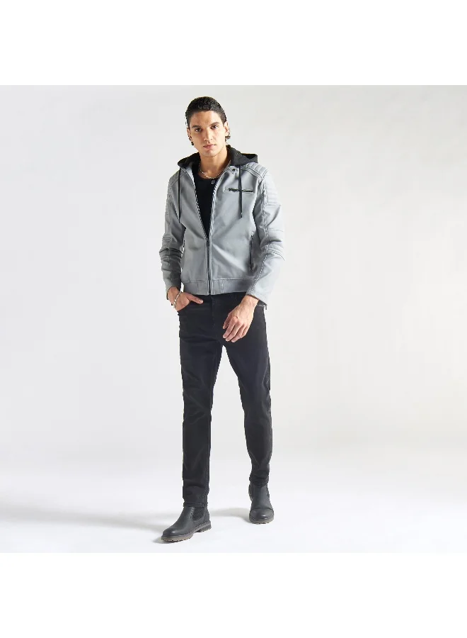 Splash FAV Hooded Zip Through Jacket with Long Sleeves and Pockets