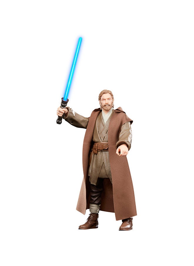 STAR WARS أوبى-وان كينوبي من غالاكتيك أكشن، تمثال حركة بحجم 12 بوصة، ألعاب تفاعلية للأولاد والبنات بعمر 4 سنوات  - Image 2