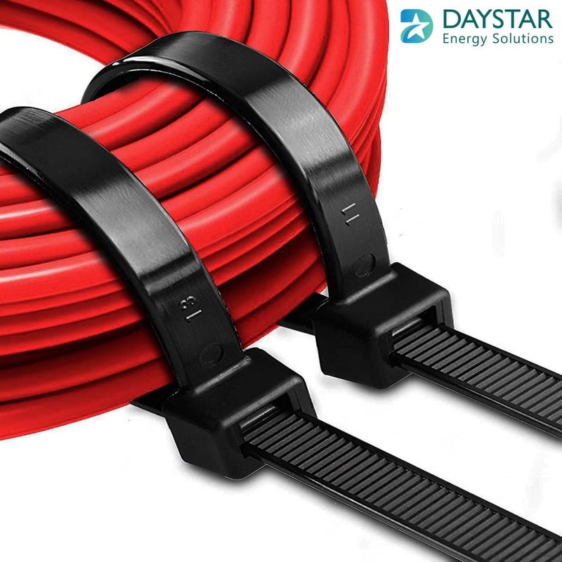Daystar solution UV Resistant Cable Tie 150mm x48mm 10 to 95C Qty100 Nos - Image 2