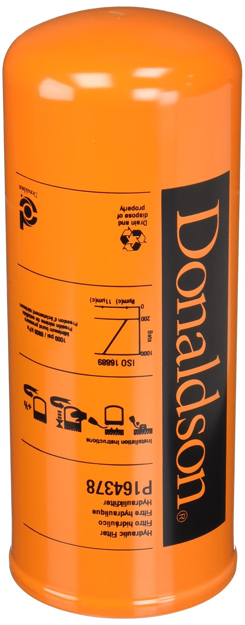 Donaldson P164378 Hydraulic Filter, Spin-on, Duramax - Image 1