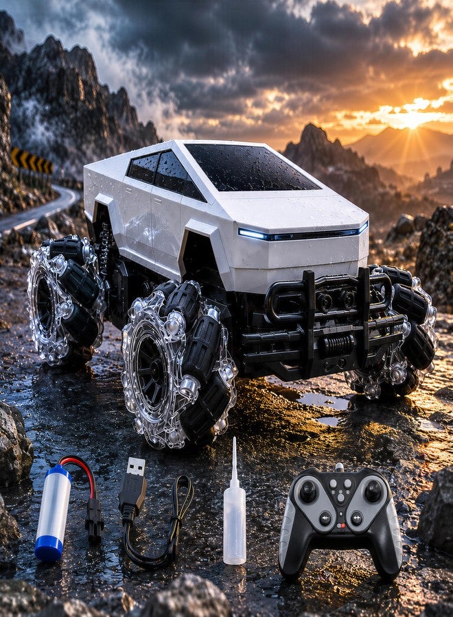 VikriDA RC 4x4 Drift Smoke Car Toy | 1:14 Scale 2.4Ghz Remote Control Sports Racing Car 360° Rotation,Lights Music Spin Stunt Remote Control Cars. - Image 1