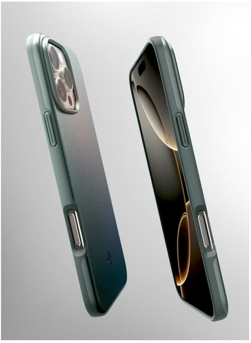 Spigen Thin Fit MagFit for iPhone 16 Pro Max MagSafe Case Cover (2024) - Abyss Green - Image 3