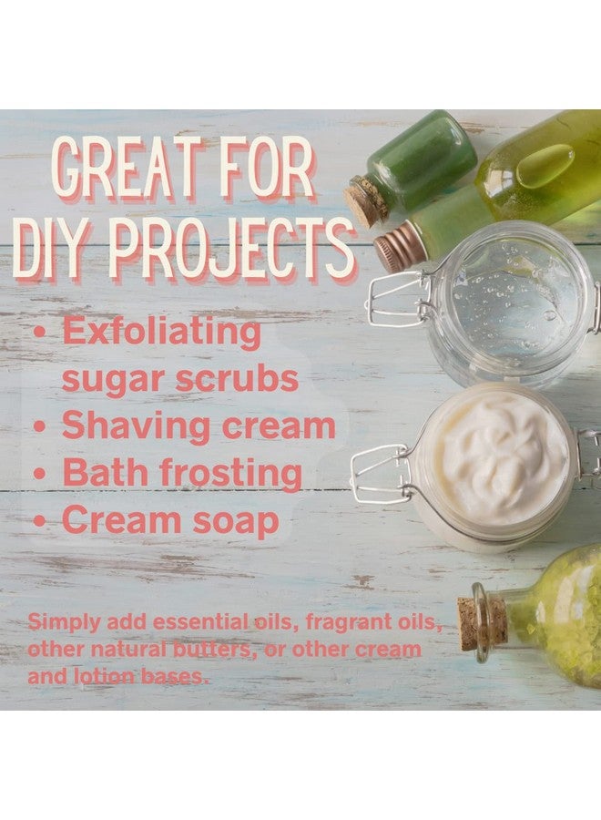 HalalEveryDay قاعدة زبدة الاستحمام الرغوية المخفوقة 2 رطل 100% طبيعية نباتية قاعدة للاستحمام وغسل الوجه تطبيقات مقشرات الحلاقة صابون وكريمة استحمام زيت عطر جاهز بحجم كبير حلال يوميًا - Image 2