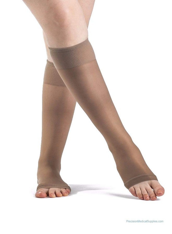 Sigvaris Sheer Fashion Support OT Therapy Knee Highs 15-20mmHg : Size B Taupe