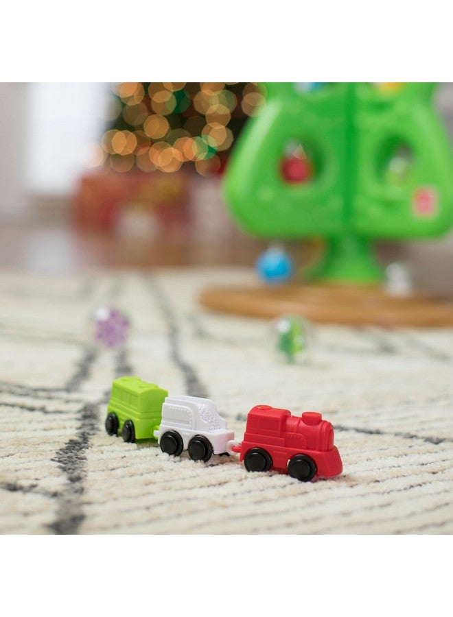 Step2 My First Christmas Tree For Kids, Interactive Christmas Tree Toy, Toddlers Ages 1.5+ Years Old, 12 Colorful Plastic Ornaments To Decorate, Mini Train Set Circles The Skirt  - Image 5