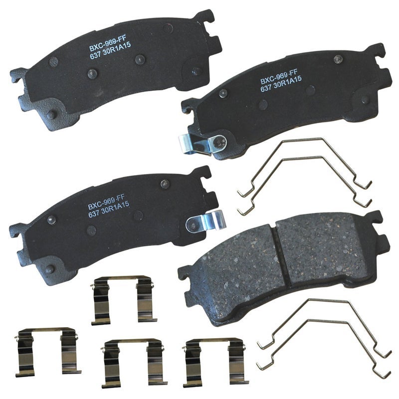 Bendix Premium SBC637 Ceramic Front Brake Pads for Ford Probe 1997-1994, Mazda 626 2002-1994, MX-6 1997-1994, Protege 2000-1999 - Image 3