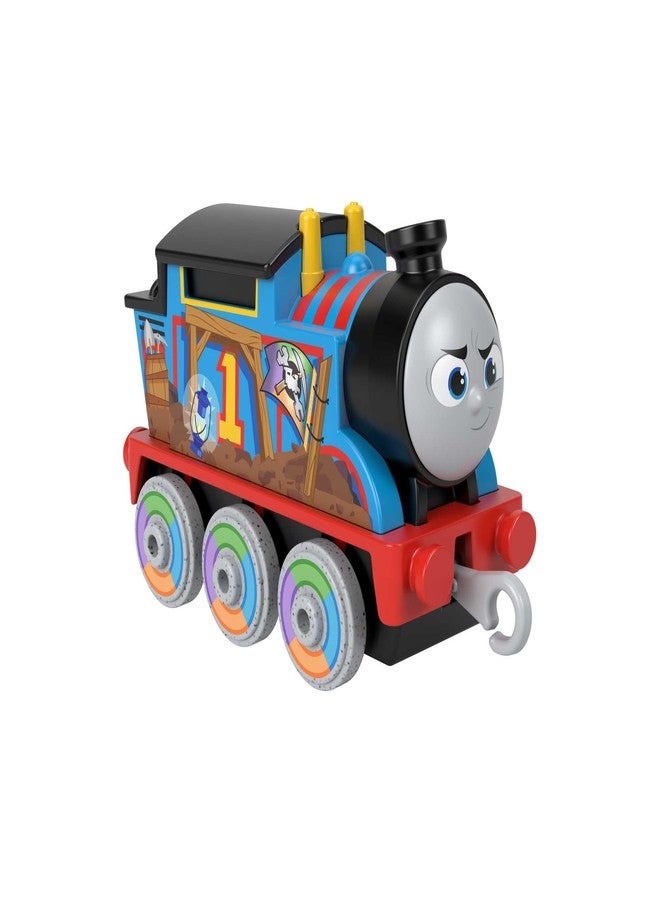 Thomas & Friends Fisher-Price Thomas Push-Along Metallic Toy Train, Gift for Kids Ages 3+ HMC31