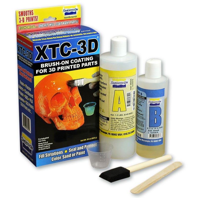 Smooth-On XTC-3Dâ„¢ 20 3D Print Coating, 24 oz - Brush-On Coating for 3D Printed Parts - Image 1