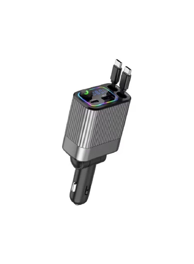 ADMOS AM8005 70W Car Charger with FM Player and PD Super Fast Charging - Image 2