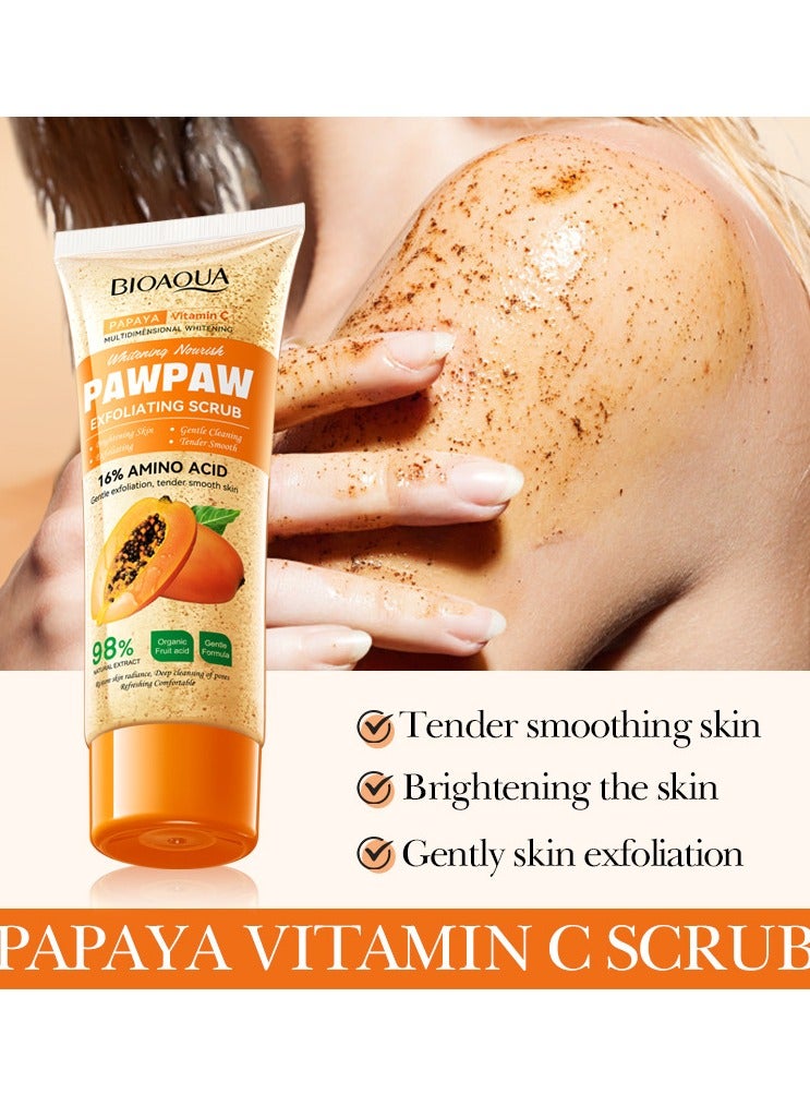 بيو أكوا منظف ​​البابايا وفيتامين سي باوباو 100 جرام - Image 2