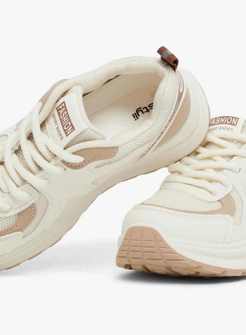 Styli  Chunky Sole Lace Up Sneaker for Women | Best Price UAE