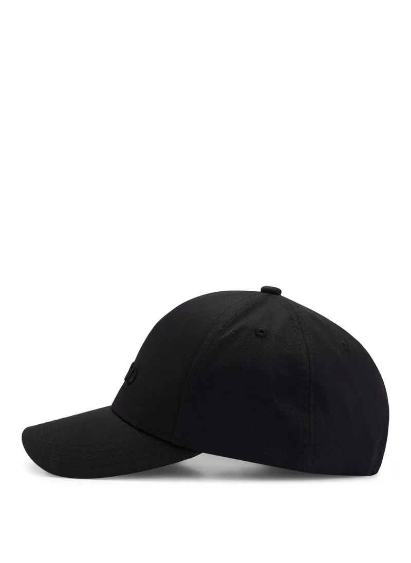 HUGO Logo-embroidered cap in cotton twill
