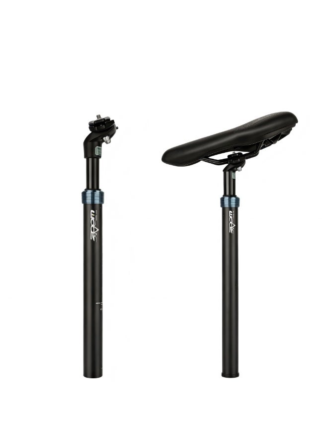 ZOOM Bike Seat Posts: Bike Suspension Seatpost available in three sizes: 27.2mm/30.9/31.6mm. Alumium Adjustable Seatpost for e-bikes, MTBs, Road Bikes, and Mountain Bikes. Fixed Bike Seatpost, Shock Absorber Damper Seat Post, Bicycle Accessories - Image 1