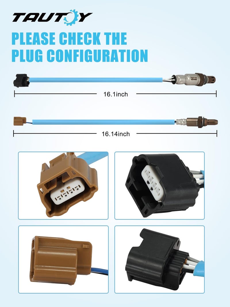 TAUTOY 2PCS 234-4905 234-9133 O2 Oxygen Sensor Upstream Downstream (2.5L L4) for Nissan Altima 2013 2014 2015 2016 2017 - Image 2