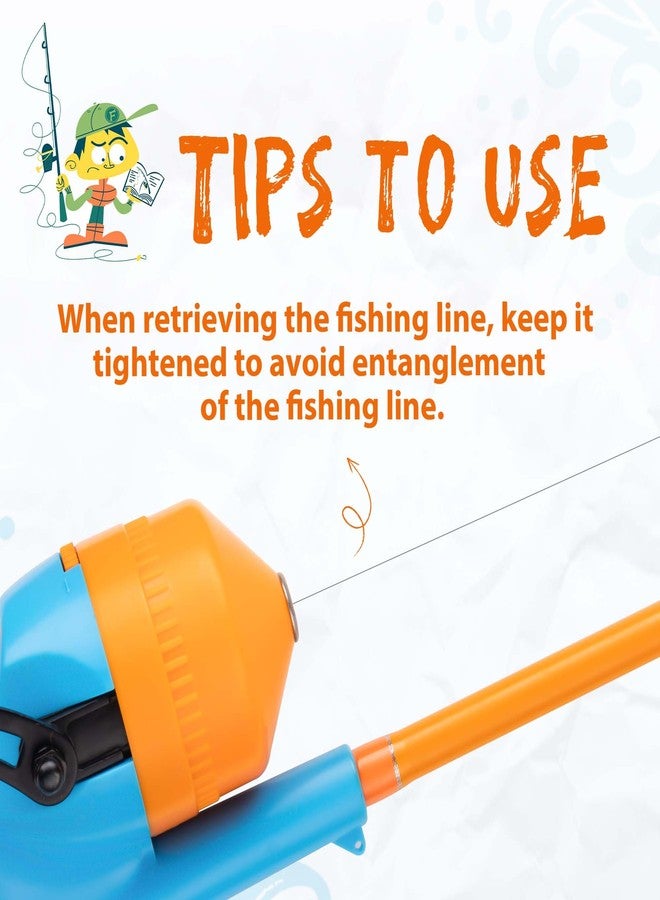 WIDDEN Kids Fishing Pole, Telescopic Fishing Rod, Toddler Collapsible Fishing Rod and Reel Combo with Tackle Box, Fishing Line, Bobber, and Soft Lures for Boy, Girl, Youth, Beginner, Over 3 Years Old - Image 5