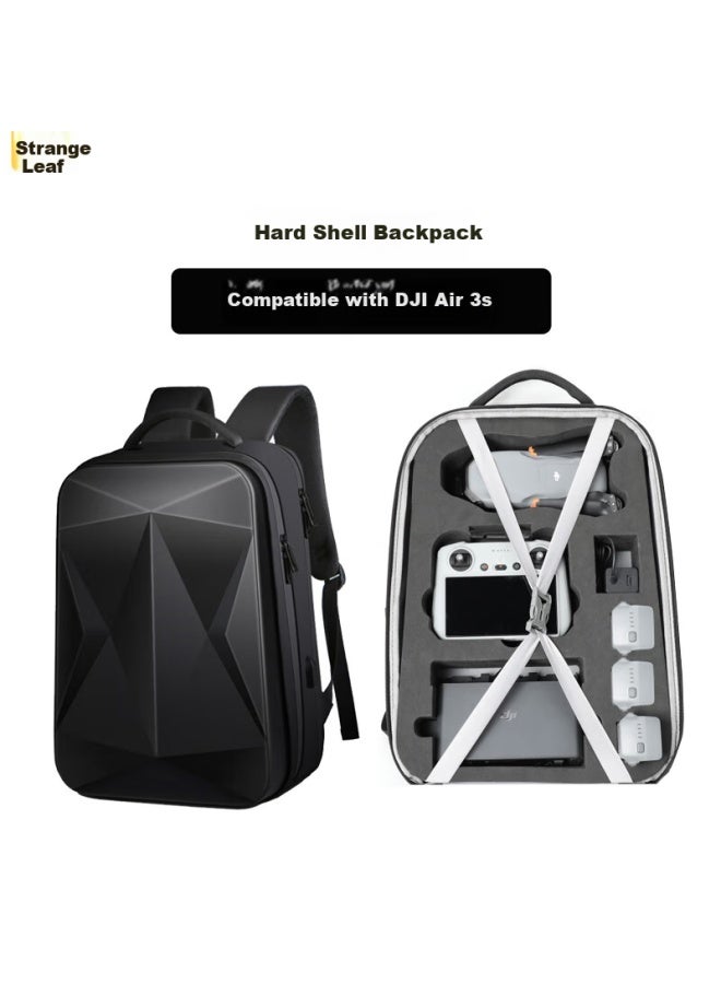 Odd Leaves Qiye Backpack Storage Bag, Suitable For Dji Mavic Air 3s Drone, Hard Shell Case, Storage Box, Protective Case For Dji Mavic Air 3s, Drone Kit Air 3s - Image 1