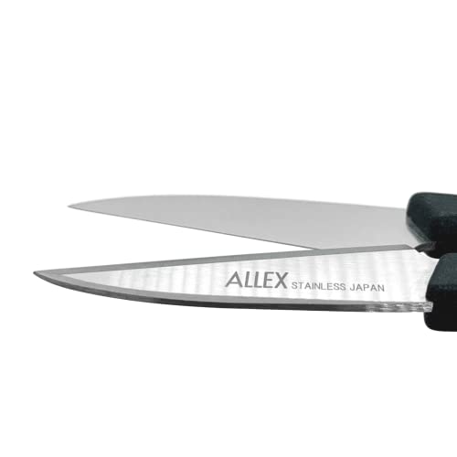 ALLEX\アレックス ALLEX Japanese Thread Snips for Sewing and Embroidery 4.5" (Long), Made in JAPAN, Spring Loaded Small Thread Snippers Scissors, Black - Image 5