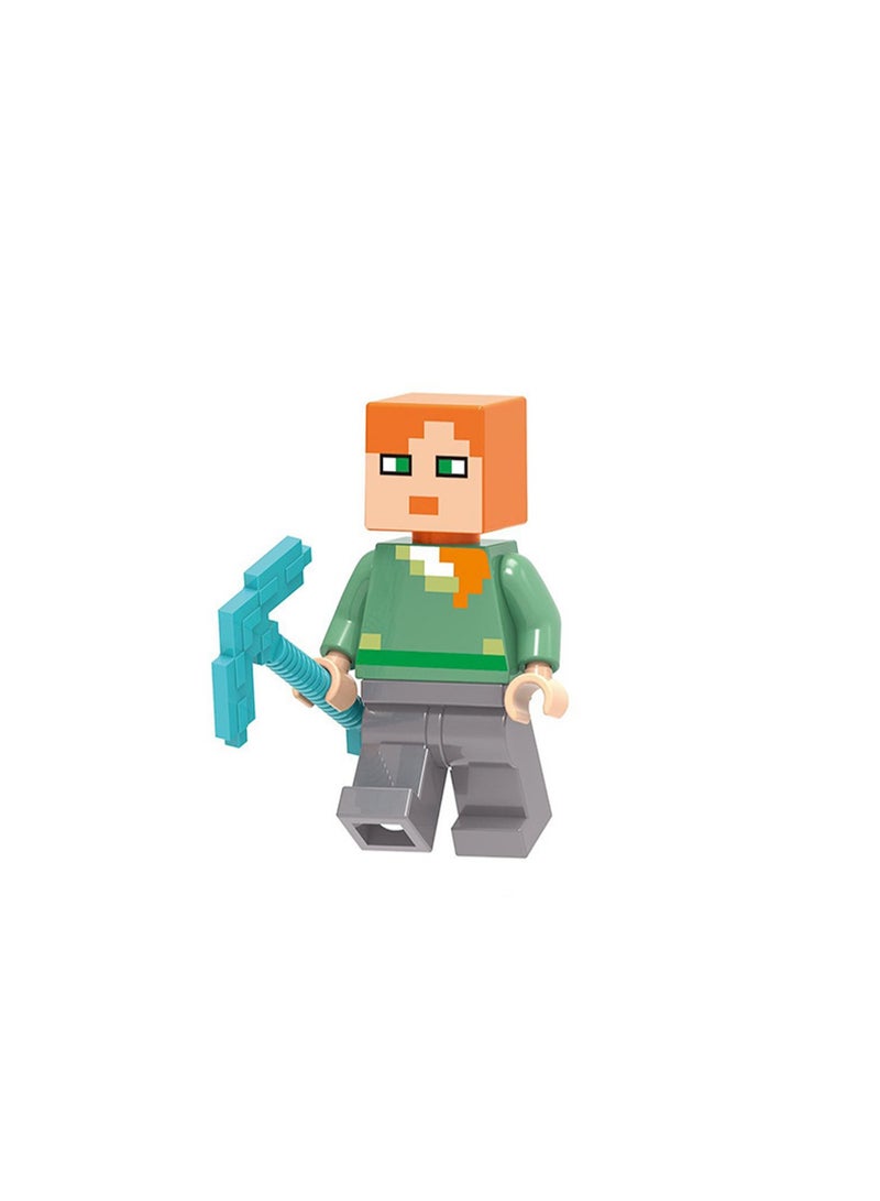 8 Game Character Puzzle Assembling Building Blocks Minifigure Toys Boys Children Gift Bag Pack - Image 3