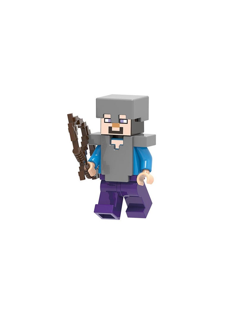 8 Game Character Puzzle Assembling Building Blocks Minifigure Toys Boys Children Gift Bag Pack - Image 4