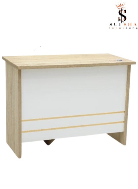 Modern New Design Office Table with Side Drawers, Office Desk, Computer Table 100x50x75Cm
