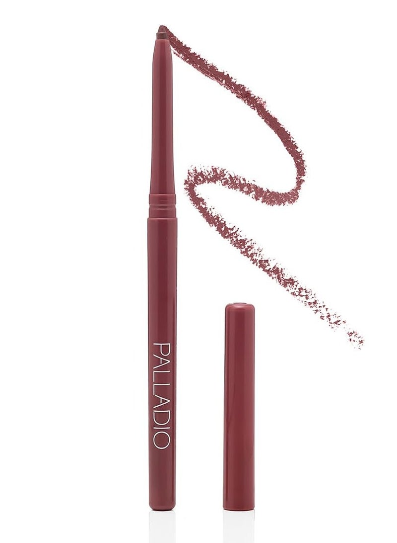 Palladio Retractable Waterproof Lipliner, PRL02 (Plum) - Image 1