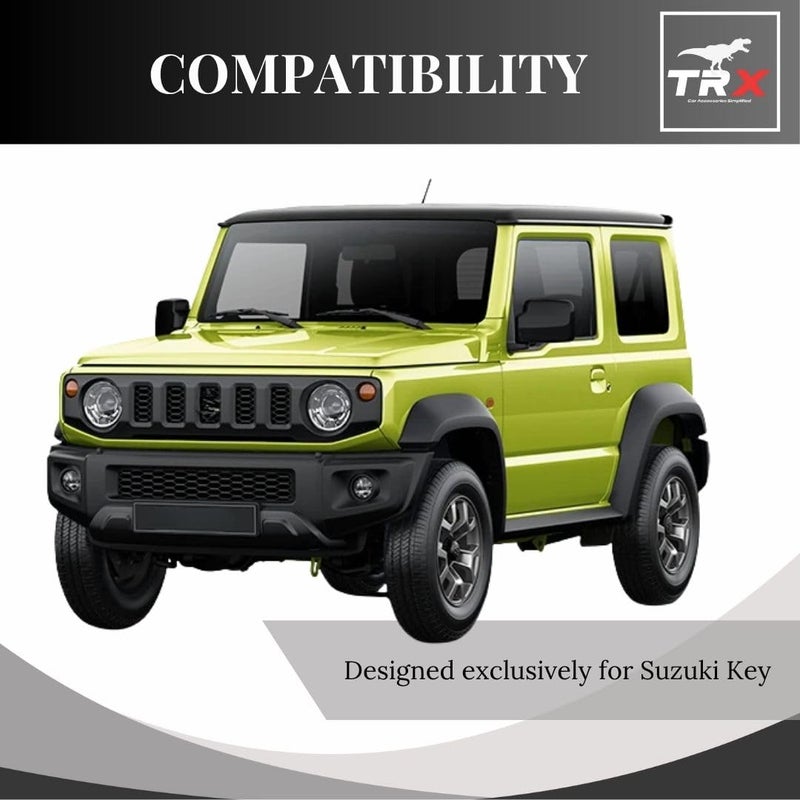  تي ار اكس اوتو غطاء مفتاح جلد فاخر مع سلسلة مفاتيح من TRX AUTO لسيارات Suzuki - Image 5