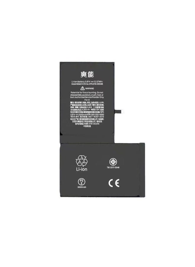 Generic - Large Capacity Lithium Battery For Apple Phone Replacement Suitable For 7 5 6 8 XS Batteries By ShangNeng Non Original Brand-Standard Capacity:Apple Battery 6SP [3820 MA]] - Image 1