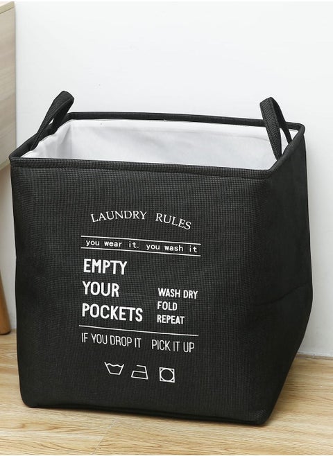 Foldable Clothes storage Laundry Basket With Handles